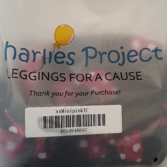 NWT Charlie project leggings Minni pink - Picture 7 of 7